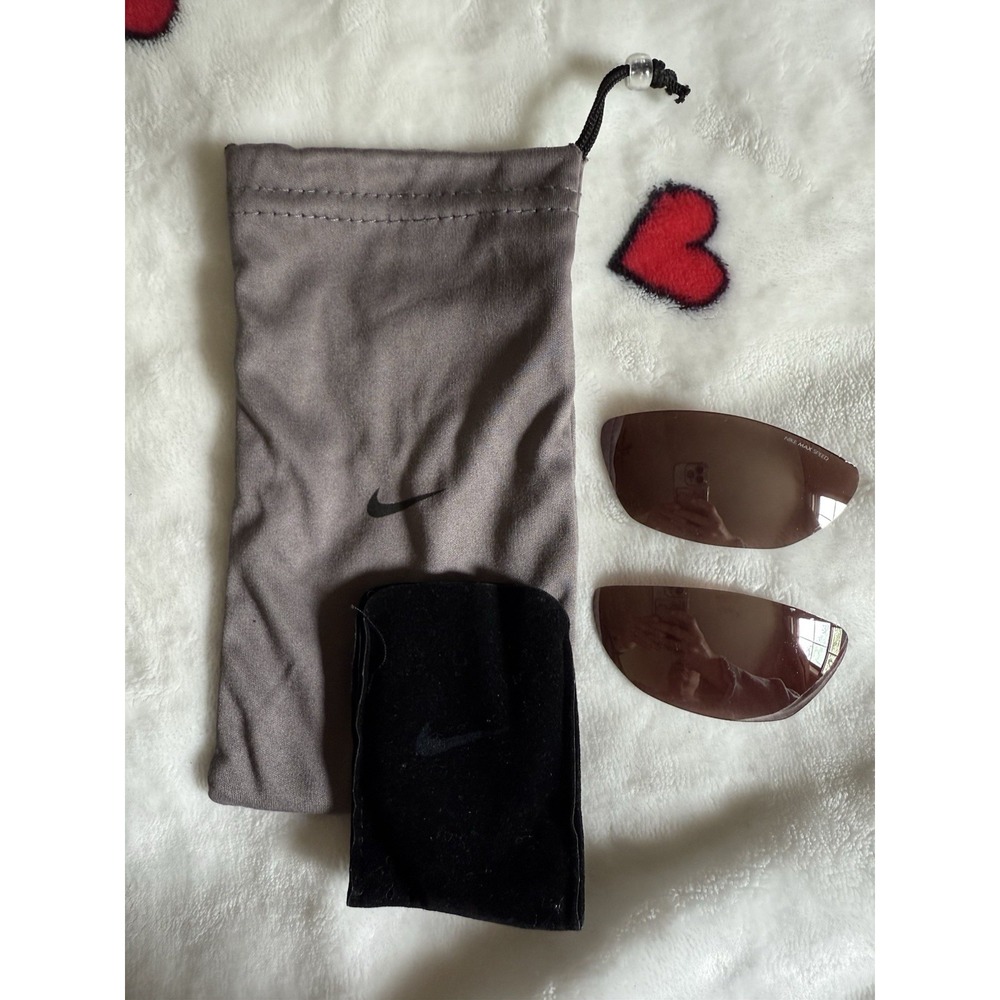 Nike Max Speed Replacement Lenses Sunglasses Reduce Glare Protected Pouch